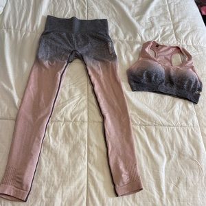 Sport bra seamless gymshark ombré